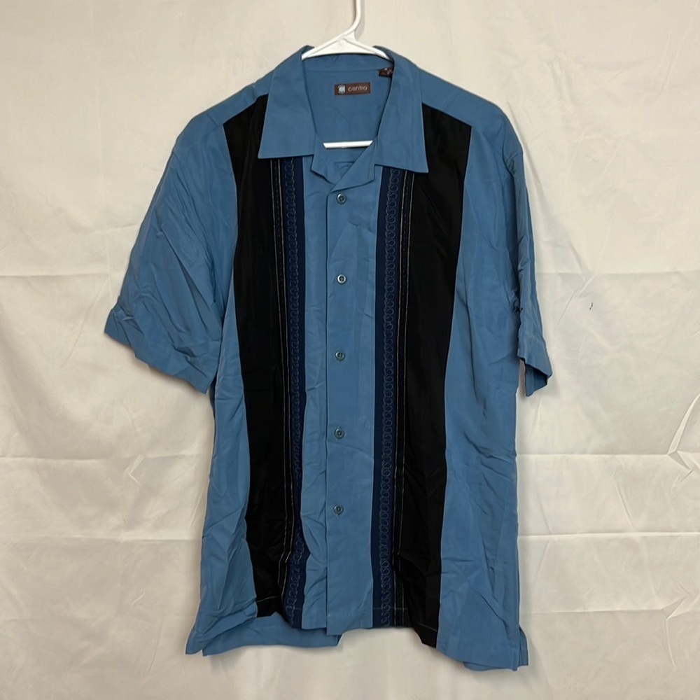 MEN’S Centro short sleeve button down shirt